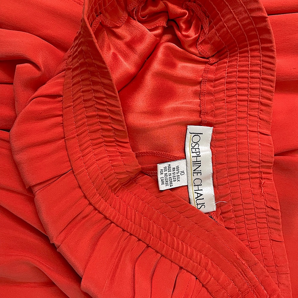 Josephine Chaus Silk Salmon Pants